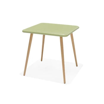 Nassau square table 70x70cm - Social Plastic® Sage Green