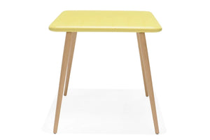 Nassau square table 70x70cm - Social Plastic® Honey Yellow