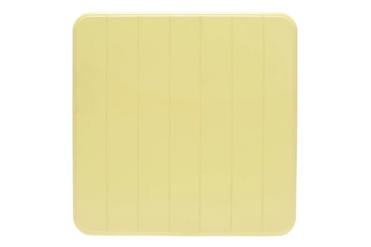 Nassau square table 70x70cm - Social Plastic® Honey Yellow