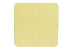 Nassau square table 70x70cm - Social Plastic® Honey Yellow