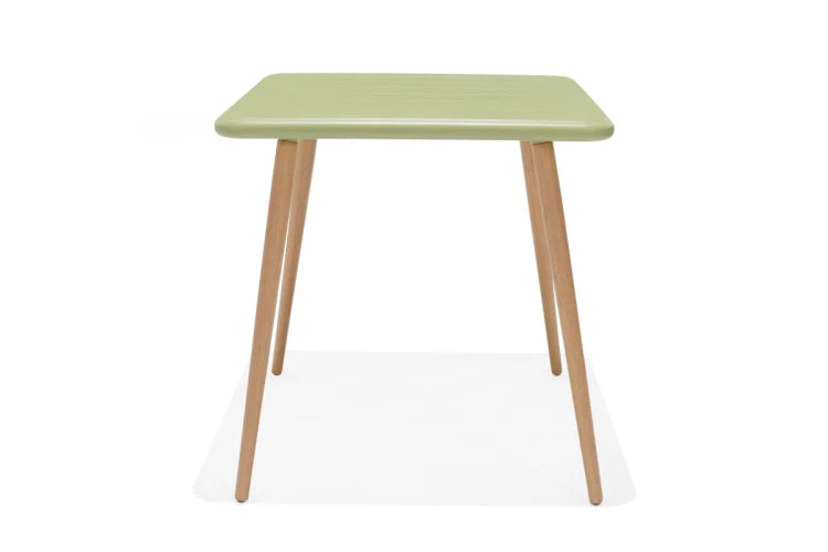 Nassau square table 70x70cm - Social Plastic® Sage Green