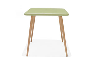 Nassau square table 70x70cm - Social Plastic® Sage Green