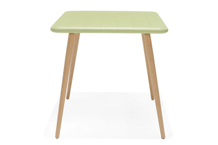 Nassau square table 70x70cm - Social Plastic® Sage Green