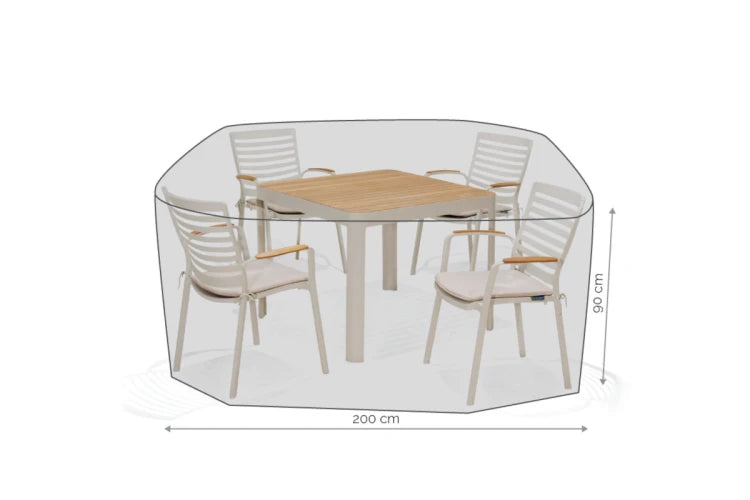 All weather furniture cover - 4 seat dining set