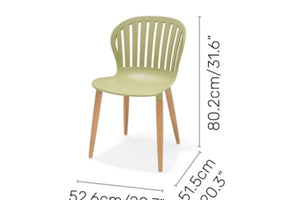 Nassau Side Chair - Social Plastic® Sage Green