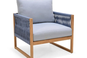 Garnet Lounge Chair - Copen Blue