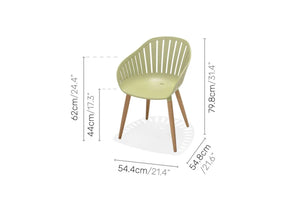 Nassau chair - Social Plastic® Sage Green