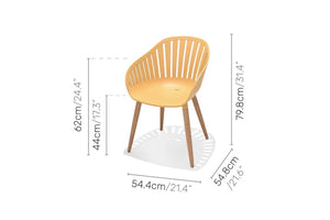 Nassau chair – Social Plastic® Honey Yellow