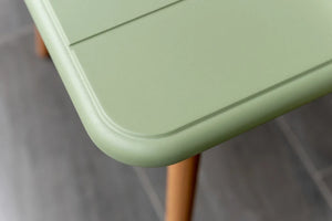 Nassau square table 70x70cm - Social Plastic® Sage Green