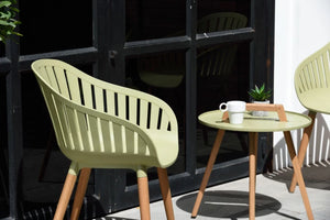 Nassau Round Side Table - Sage Green