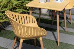 Nassau chair – Social Plastic® Honey Yellow