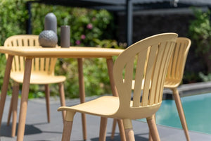 Nassau Side Chair - Social Plastic® Honey Yellow