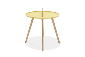 Nassau Round Side Table - Honey Yellow