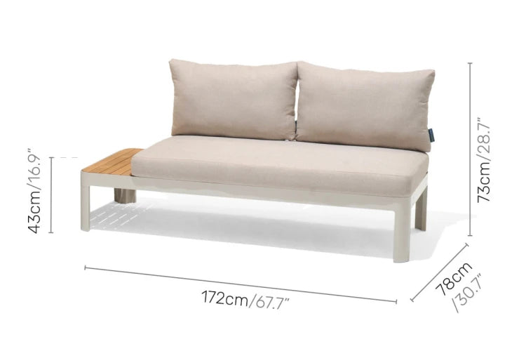 Portals Light 2-seater sofa