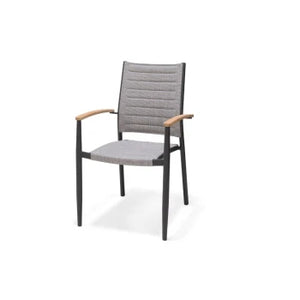 Topaz Dark Stacking Armchair