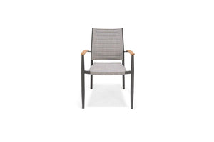 Topaz Dark Stacking Armchair