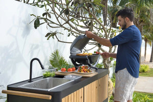 Portals Dark outdoor kitchen 174x55cm