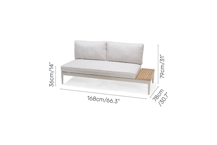 Topaz Light 2-seater Sofa