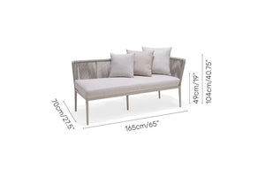 Topaz Light Casual Dining 2-seater Sofa