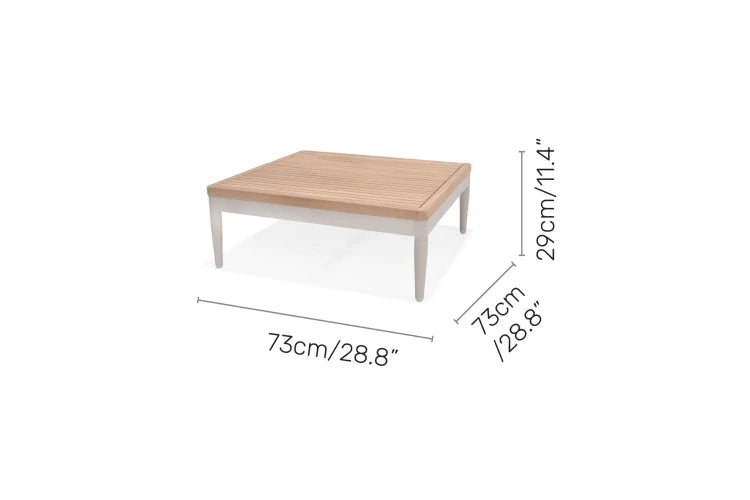 Topaz Light Coffee Table 73x73cm