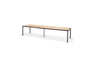 Topaz Dark Rectangular Extendable Table 227-279-331x96cm